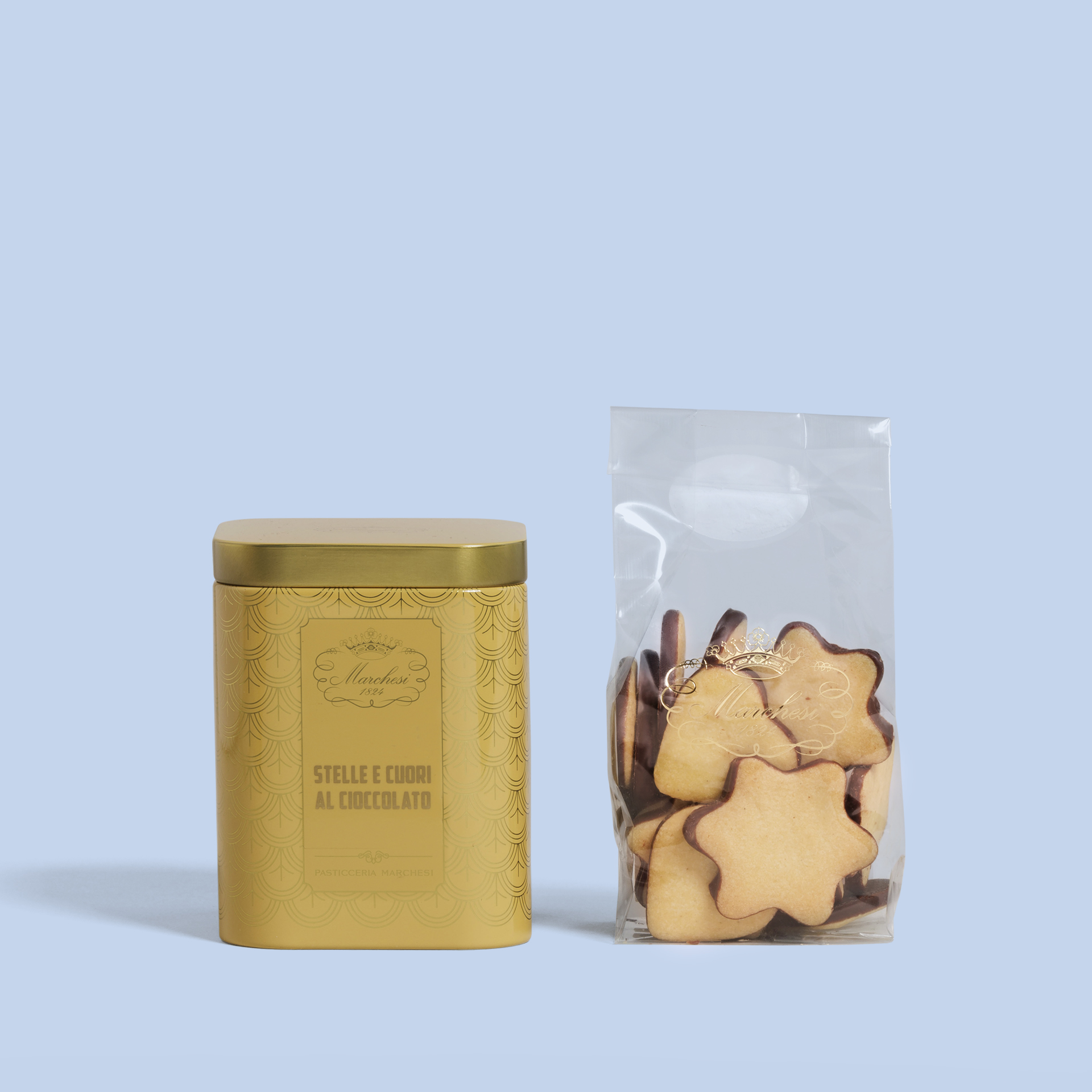 Stars and hearts biscuits
