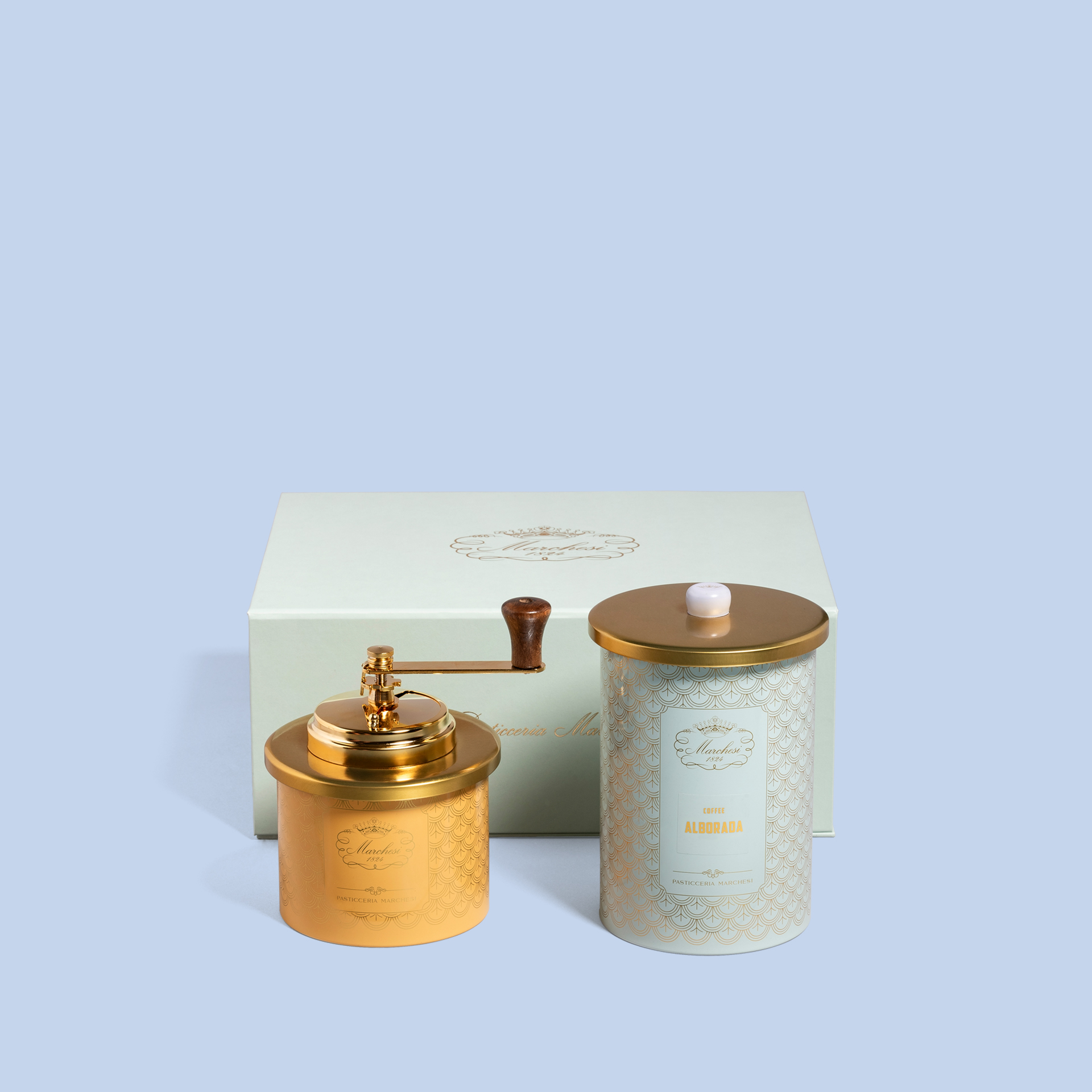 Confezione caffè Alborada e macinino