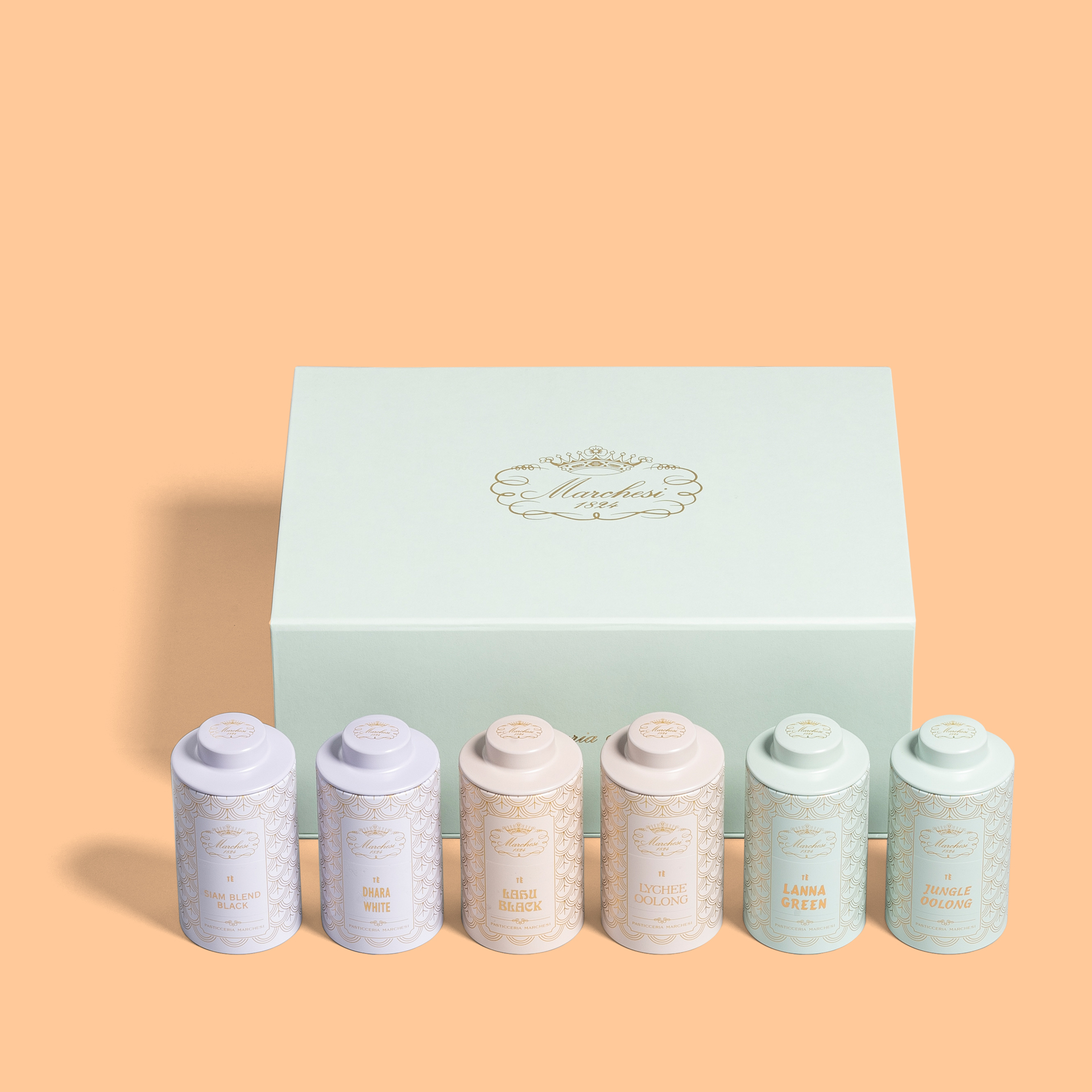 Assorted tea pack - 6 tins