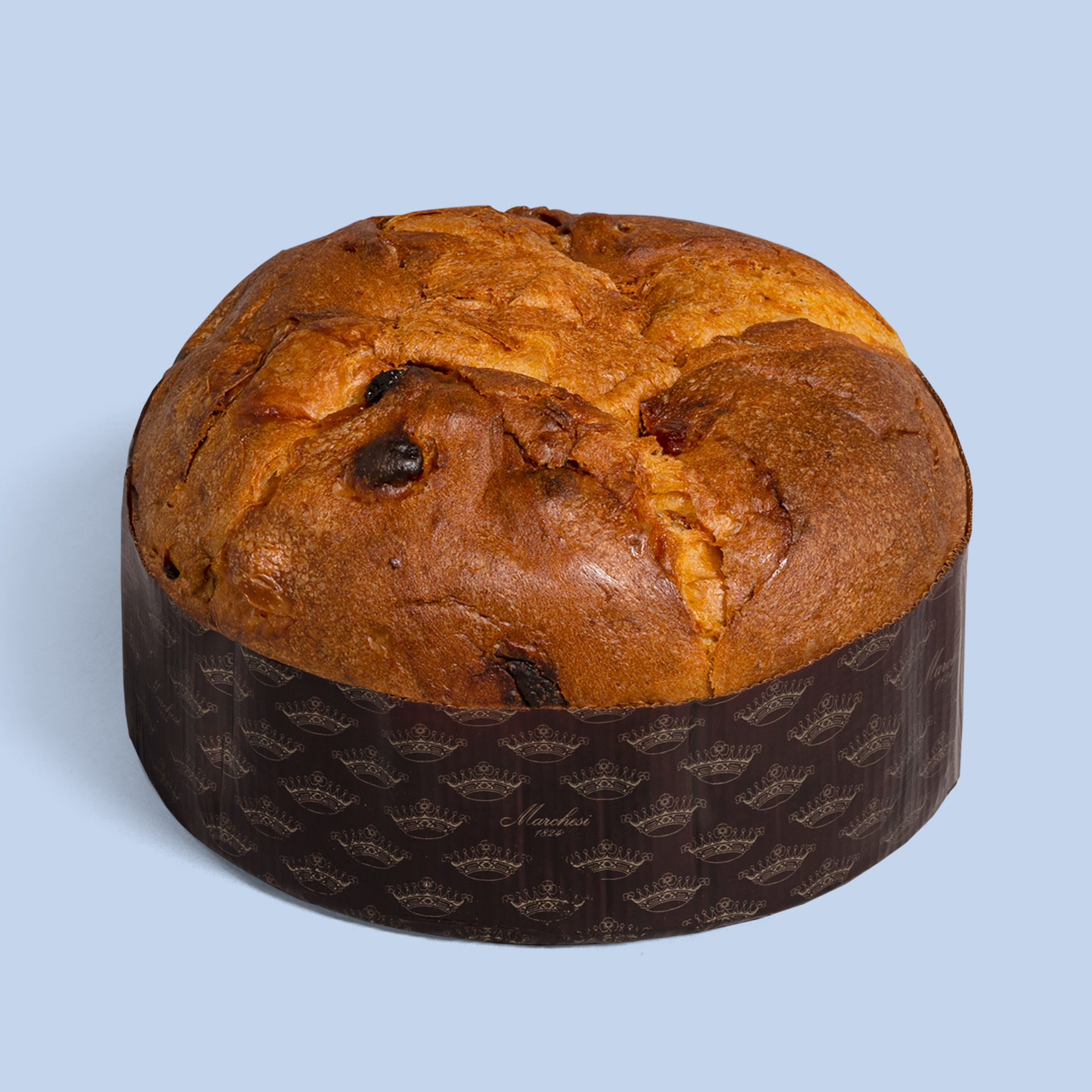 Velvet box with 1 kg panettone