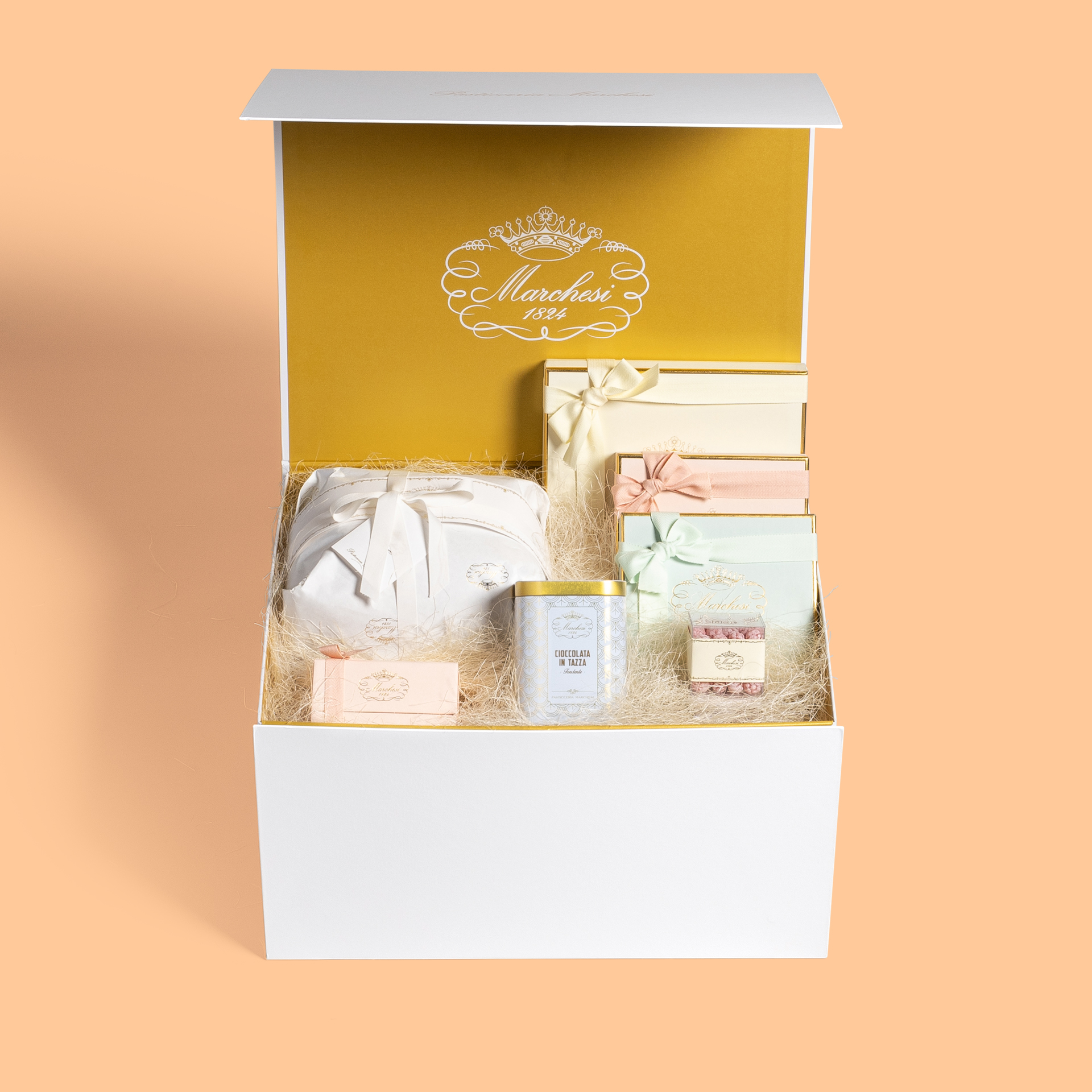 Confezione regalo Panettone, Praline e Cremini