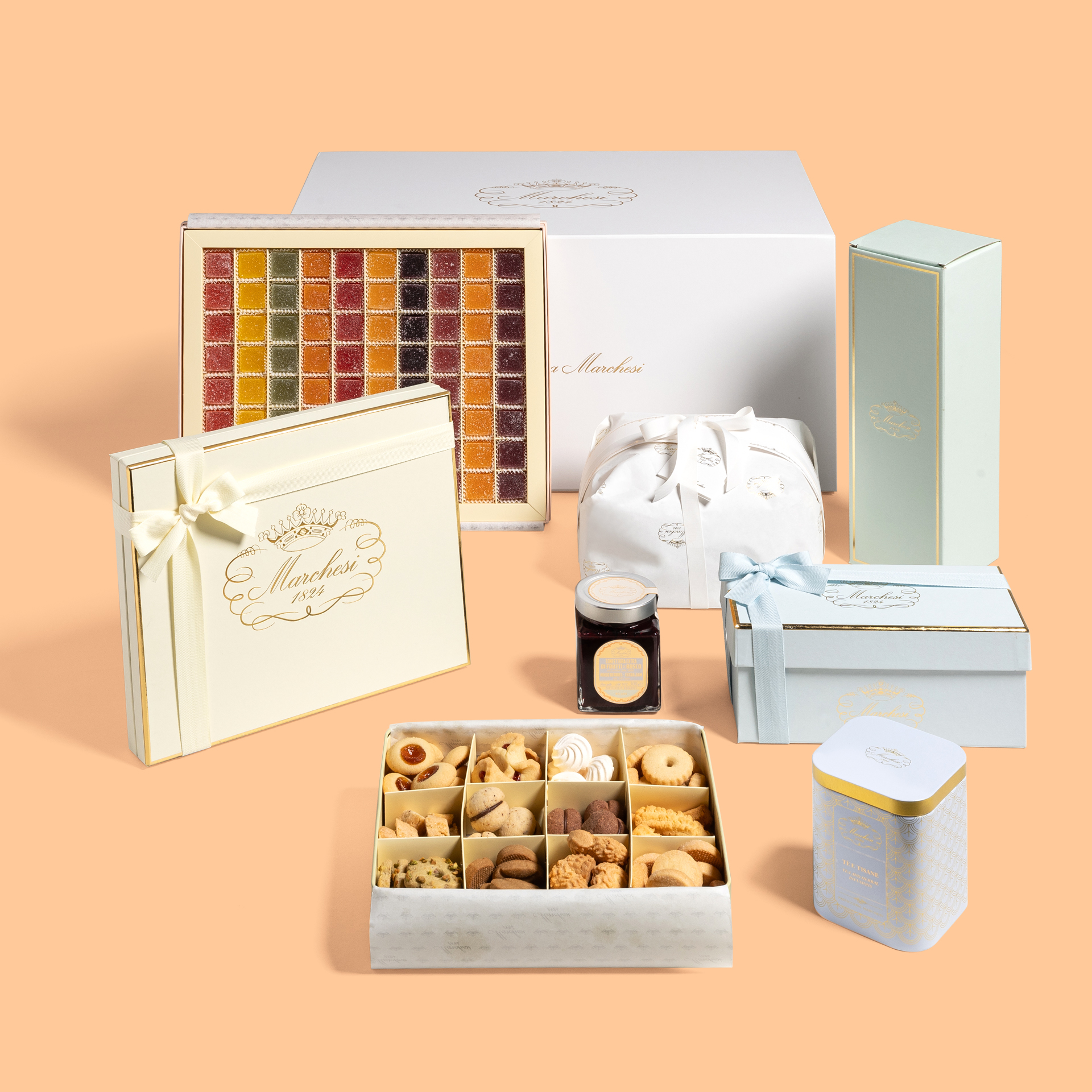 Confezione regalo Panettone, Gelatine e Spumante