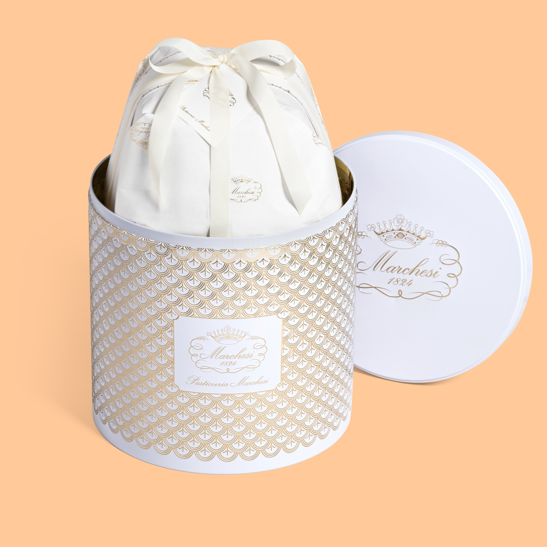 Tin packaging with Classic Artisan Pandoro 1 kg