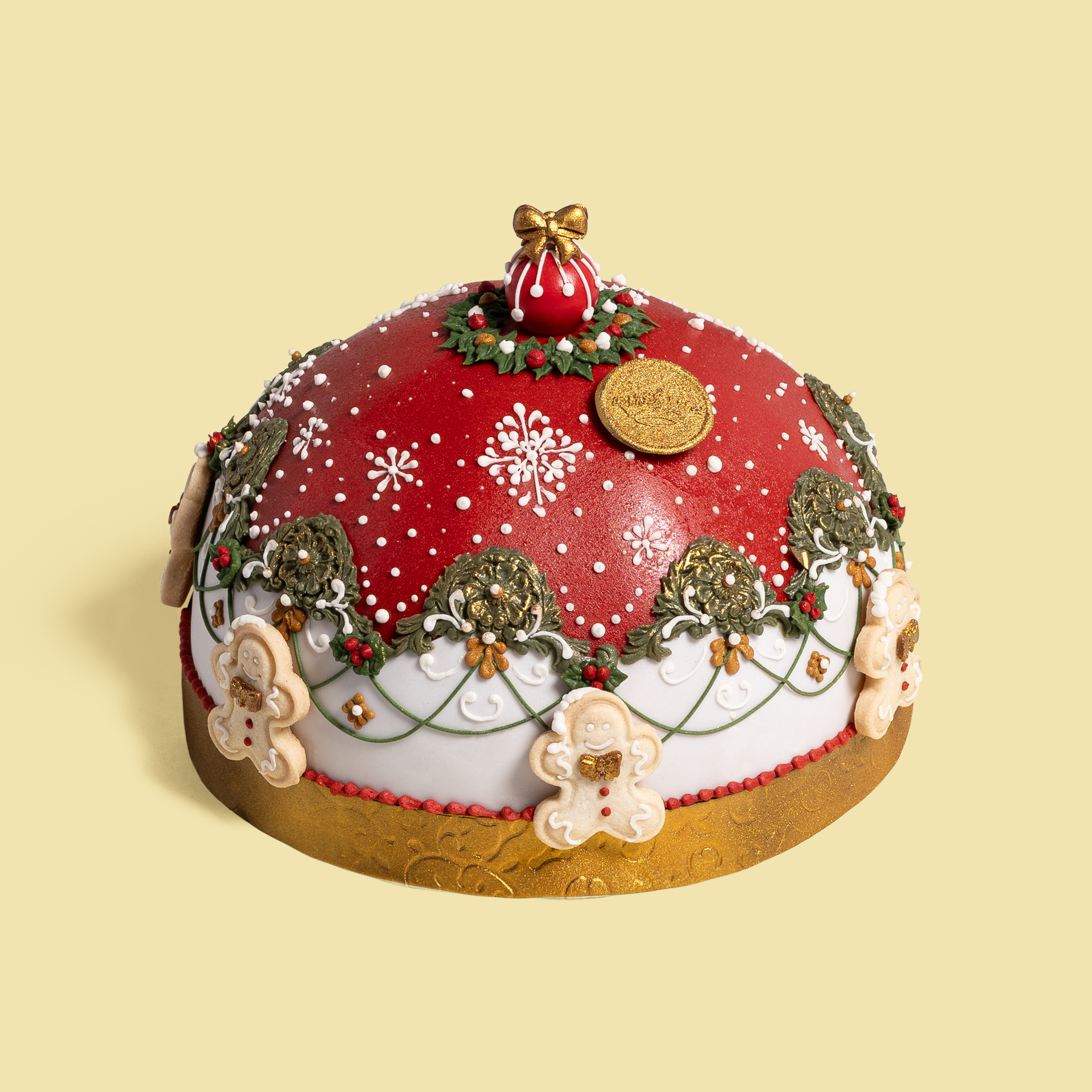 Hand-decorated Panettone gingerbread
