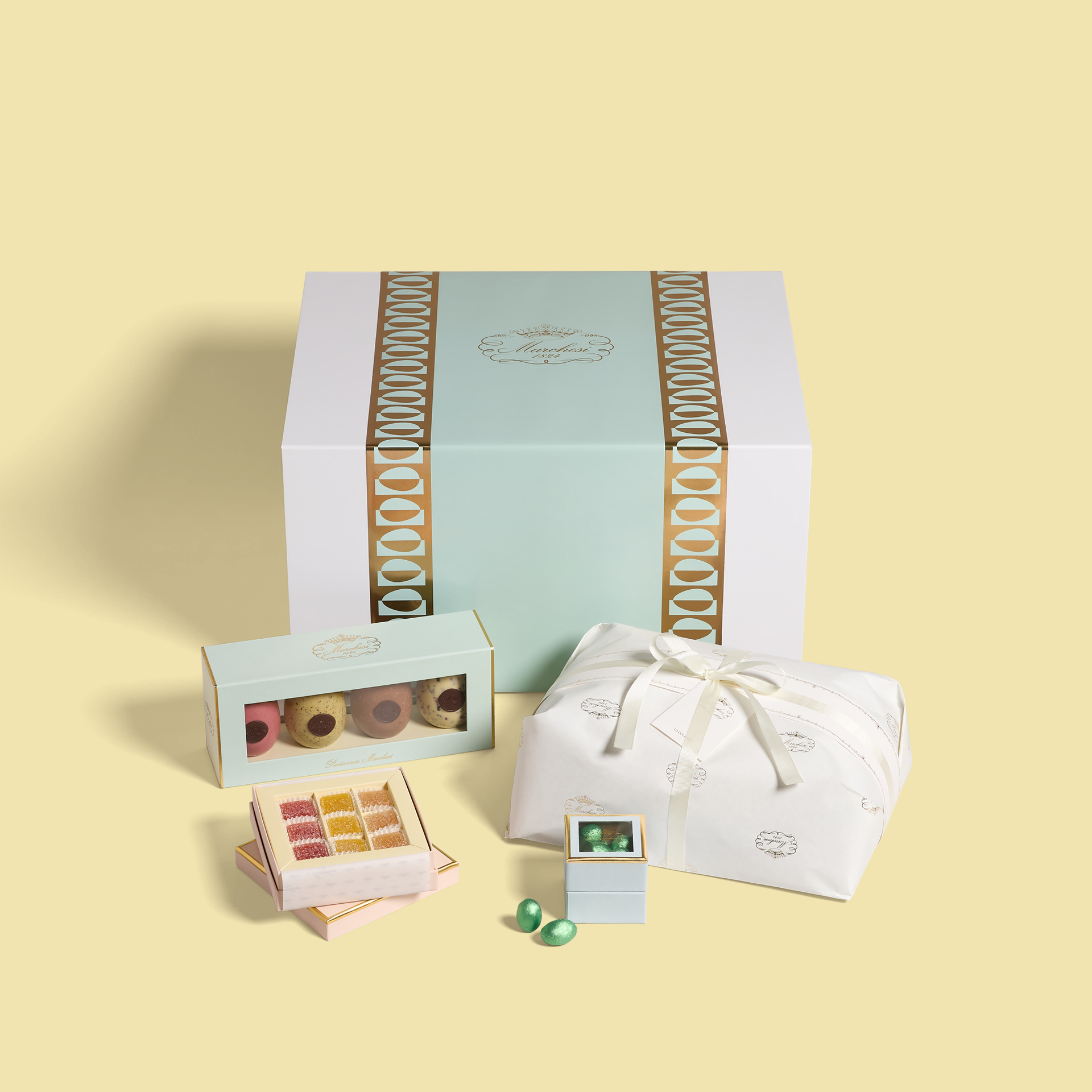 经典鸽子蛋糕、阿兹特克巧克力蛋与水果软糖礼盒