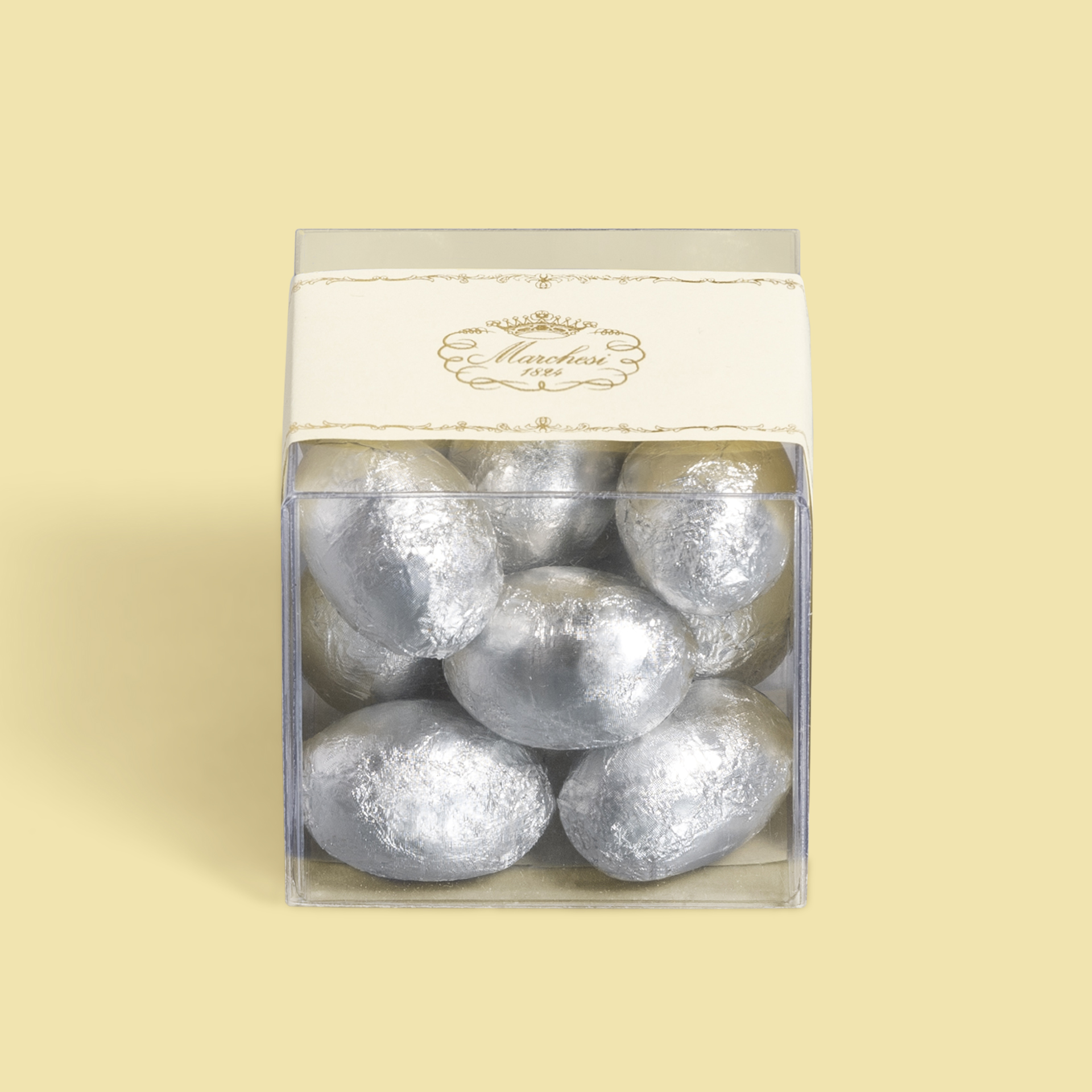 Milk chocolate eggs with hazelnut praline filling 105g