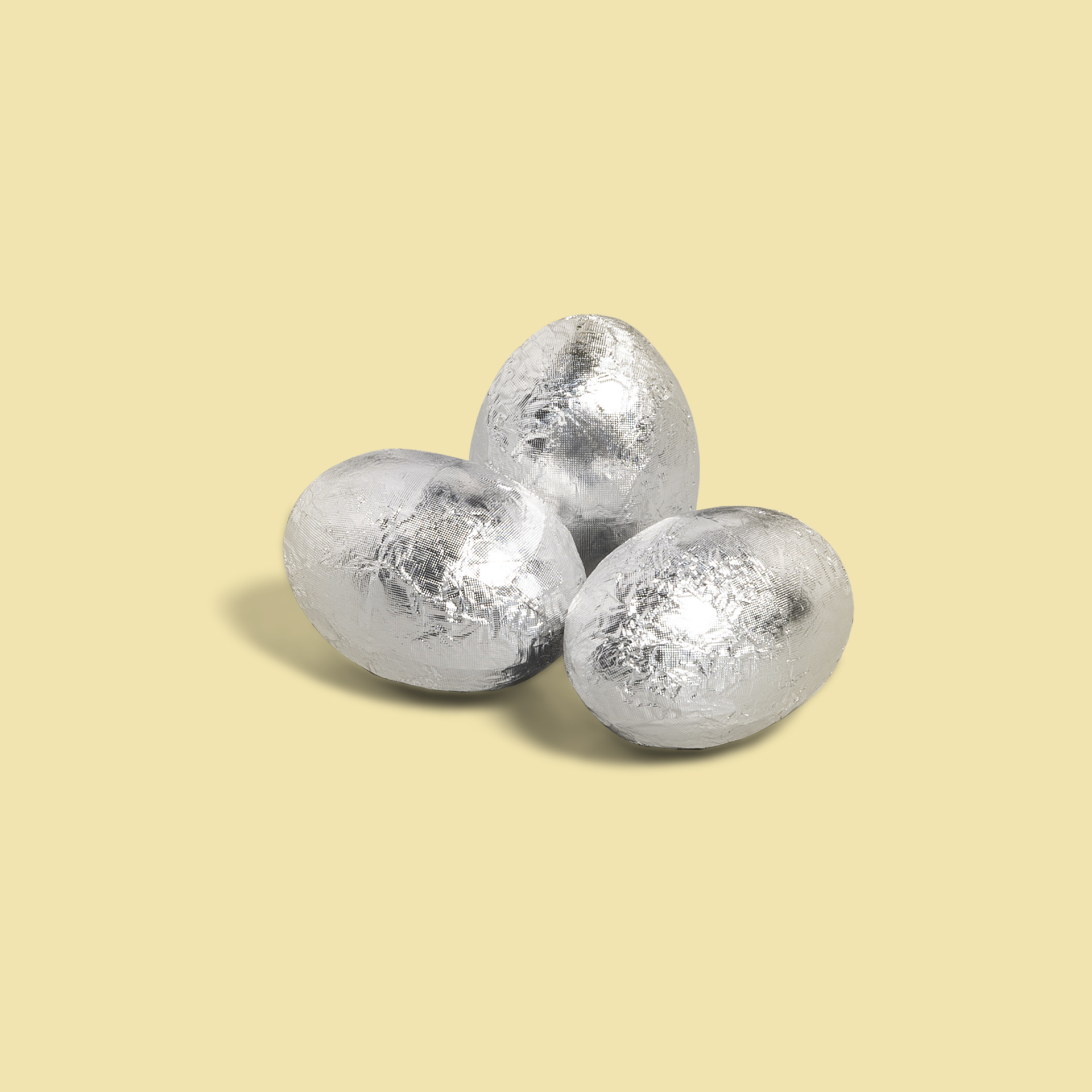 Milk chocolate eggs with hazelnut praline filling 105g
