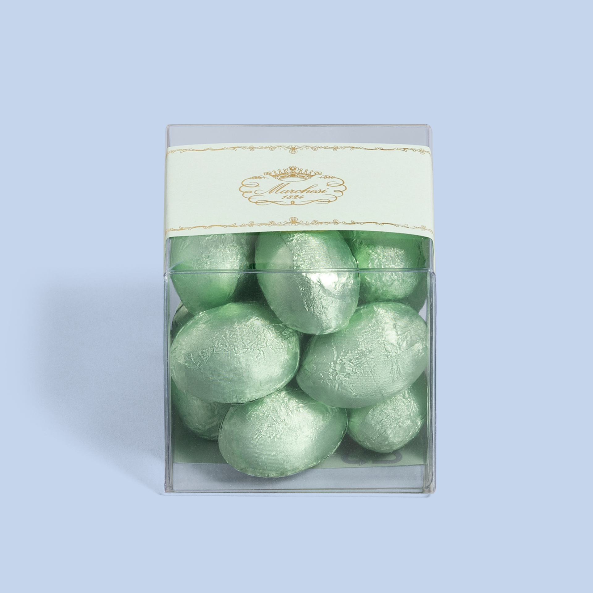 Dark chocolate eggs with gianduja filling 105g