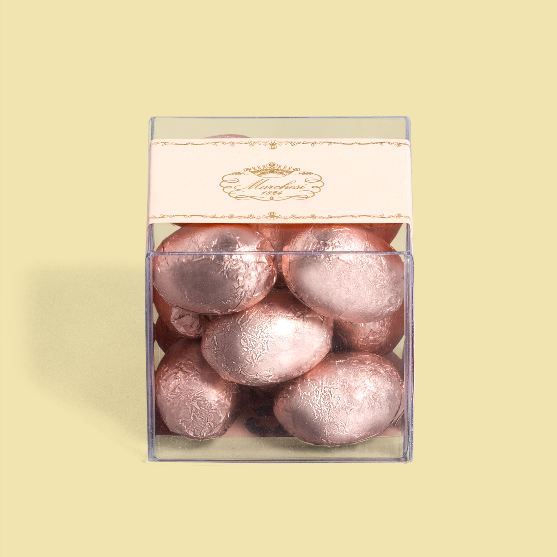 Dark chocolate eggs with cremino filling 105g