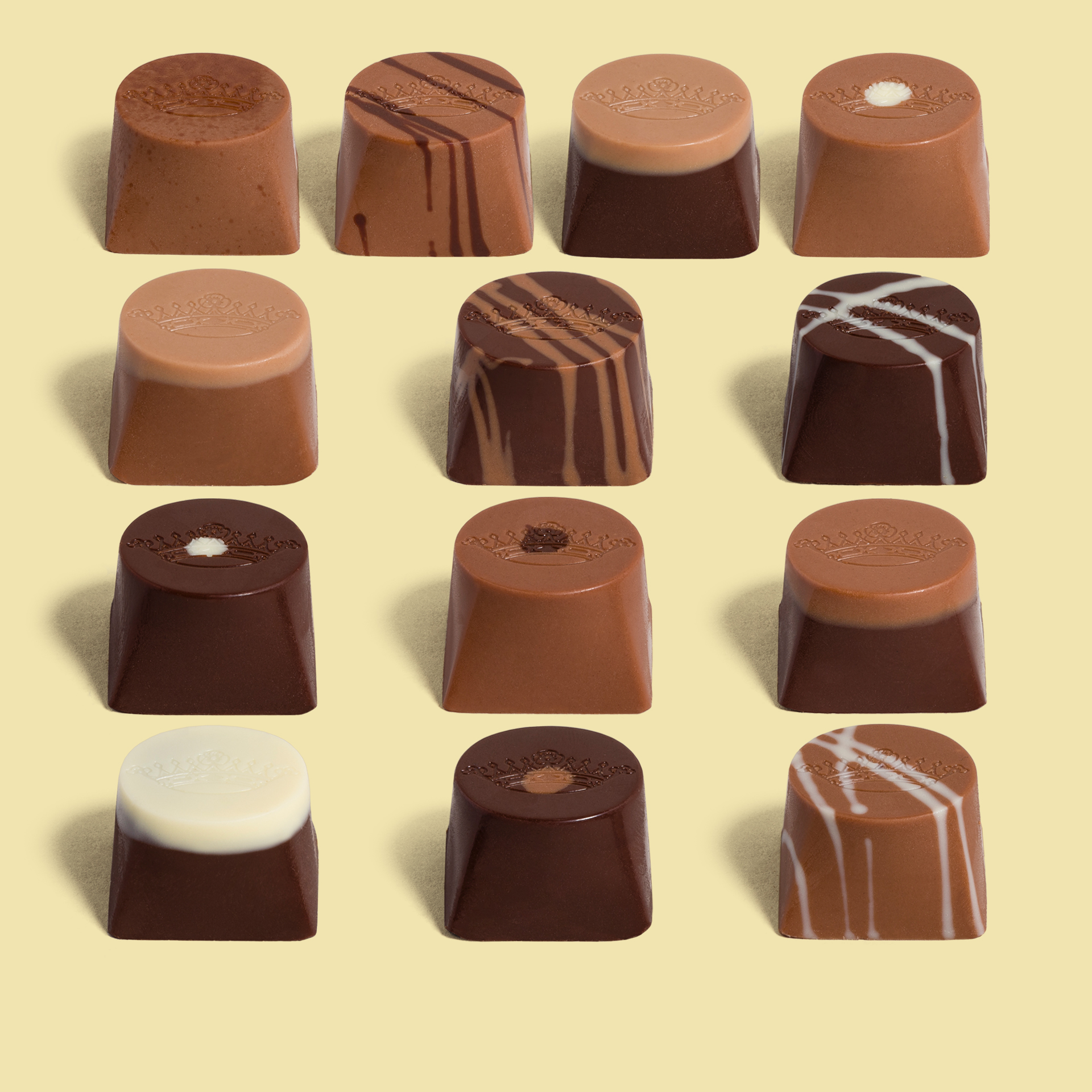 Assortiment de Pralines, 25 pièces
