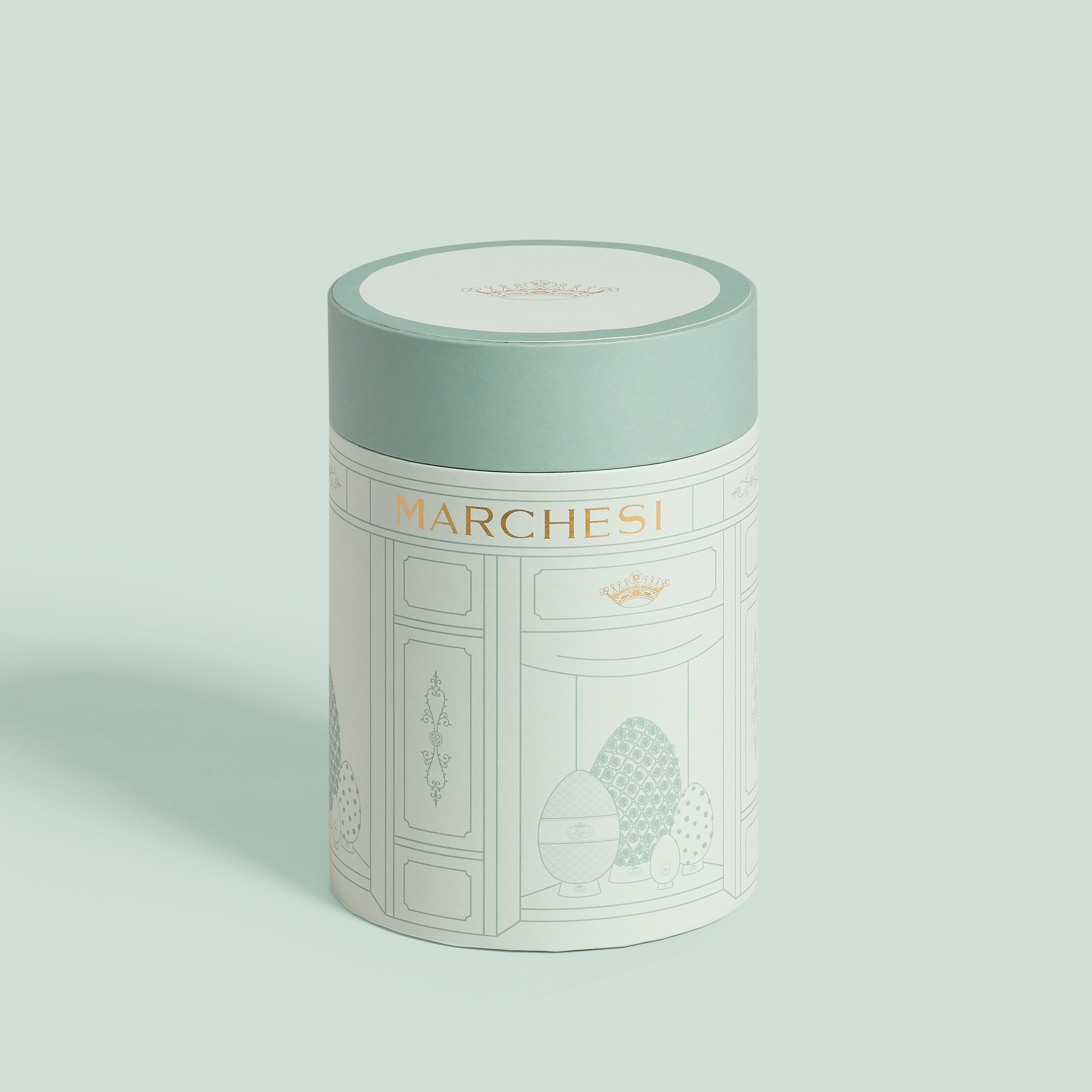 Pistachio and Raspberry Filled Egg