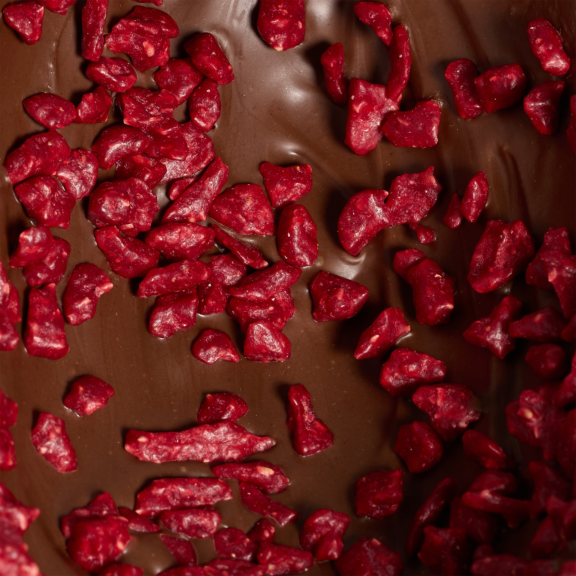 Pistachio and Raspberry Filled Egg