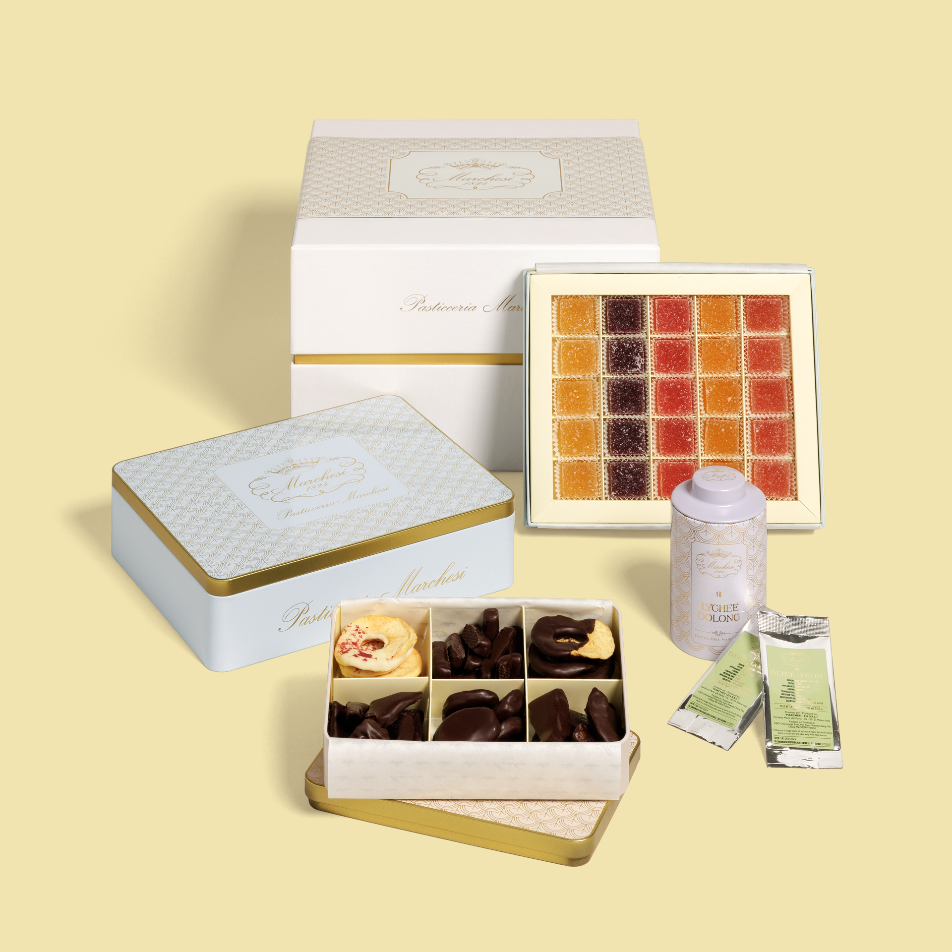 Süßer Tee Geschenkkorb