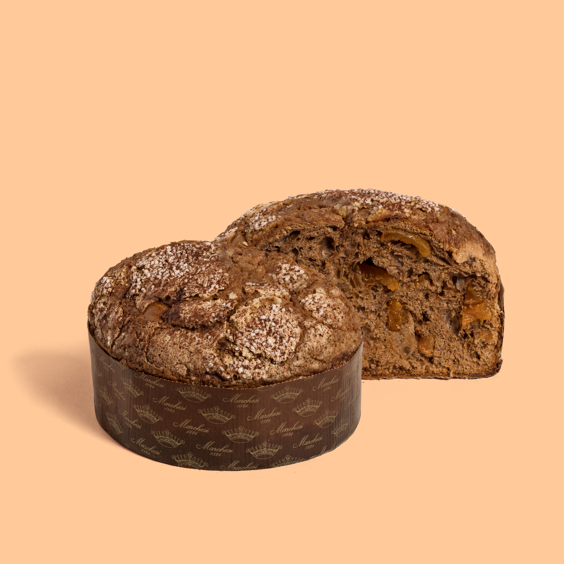 巧克力、杏子和柠檬风味的潘娜托尼 1千克