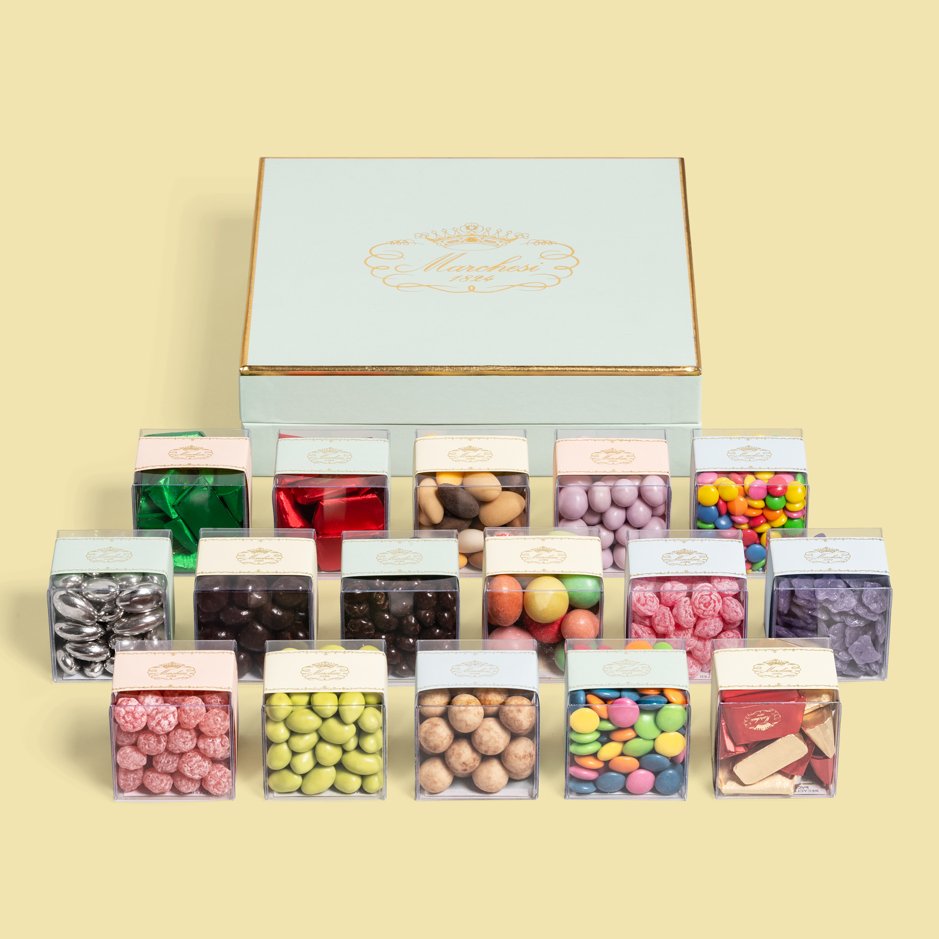 Selection of 16 cubes 5x5