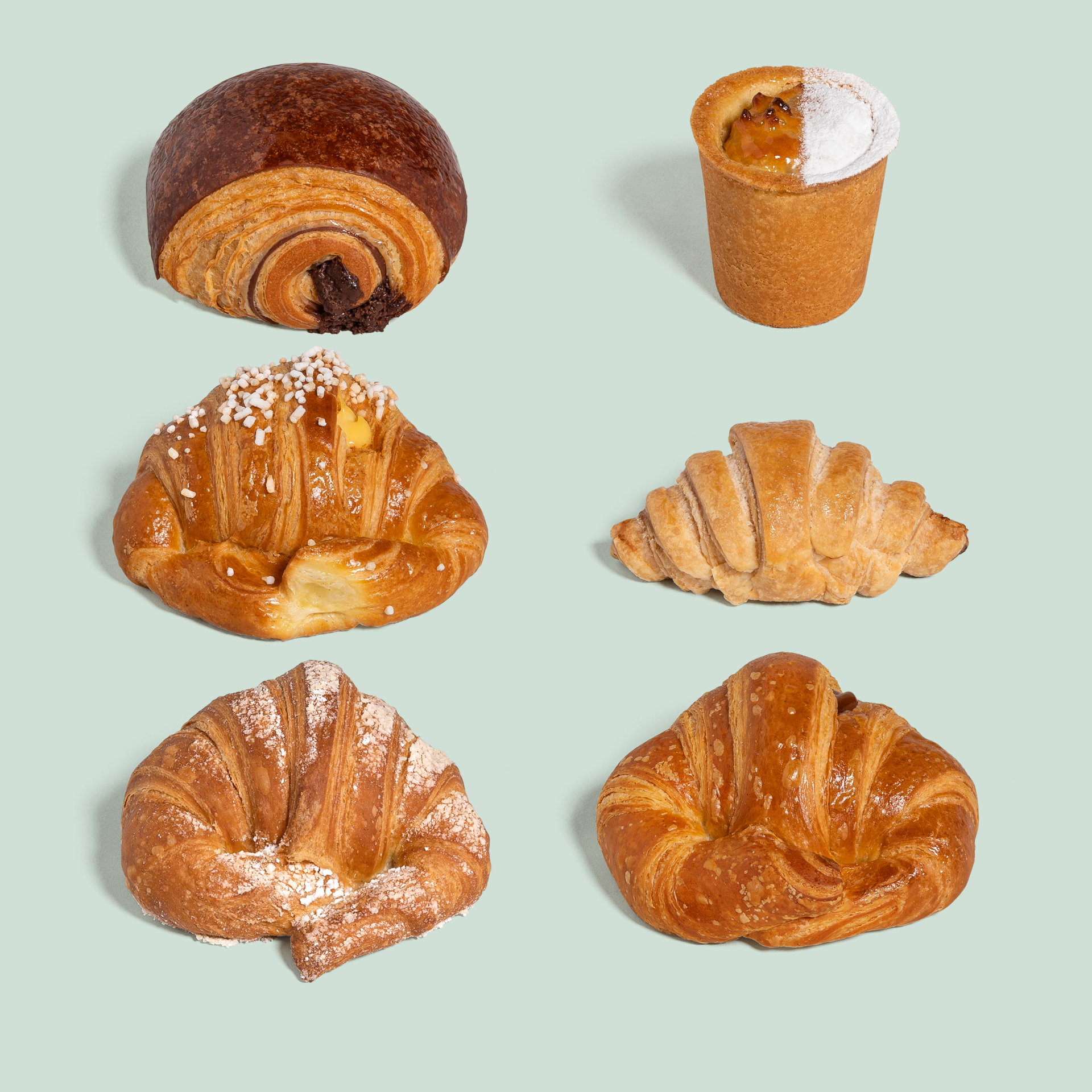 Plateaux assortis - 6 pcs