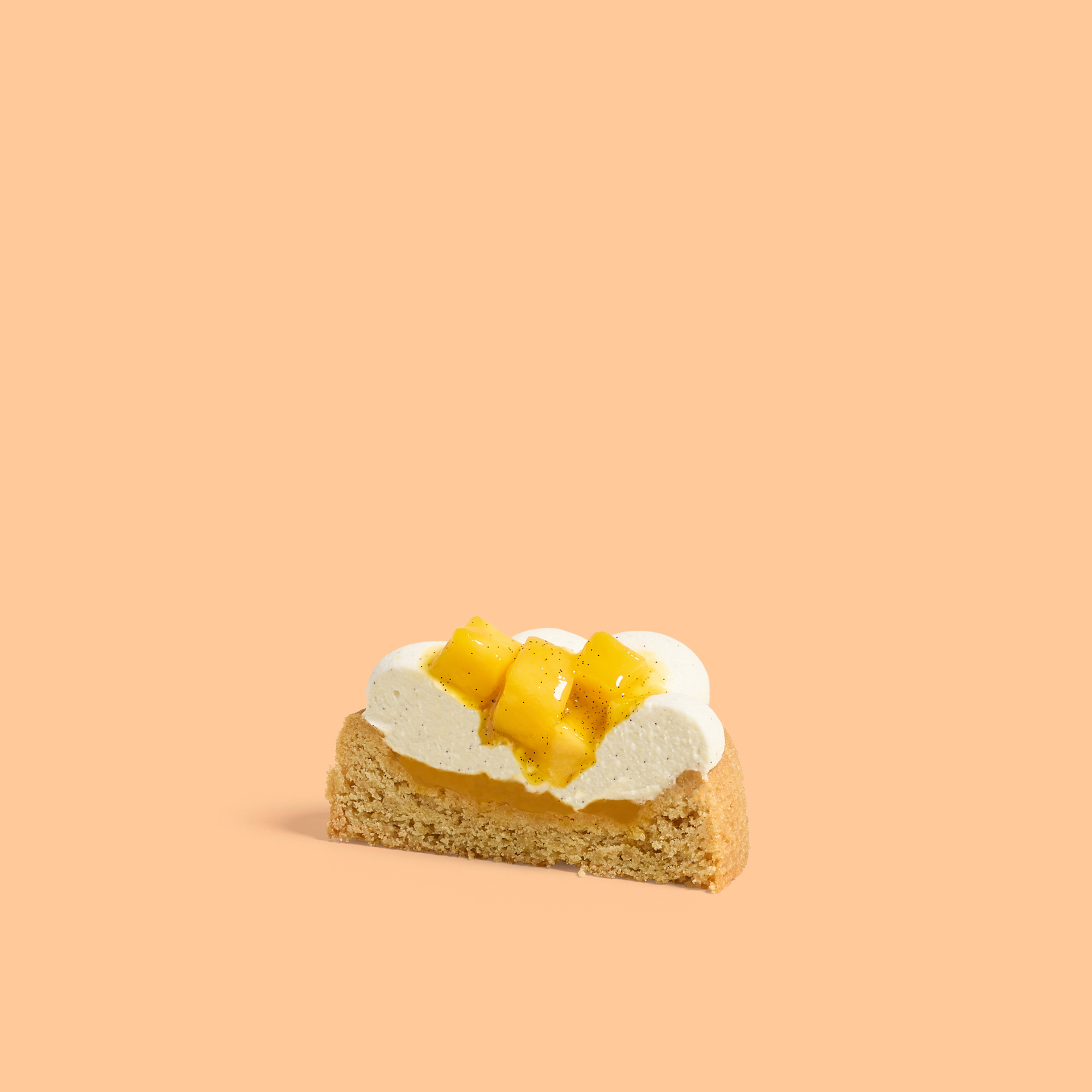 Monoporzione vaniglia, mango e passion fruit