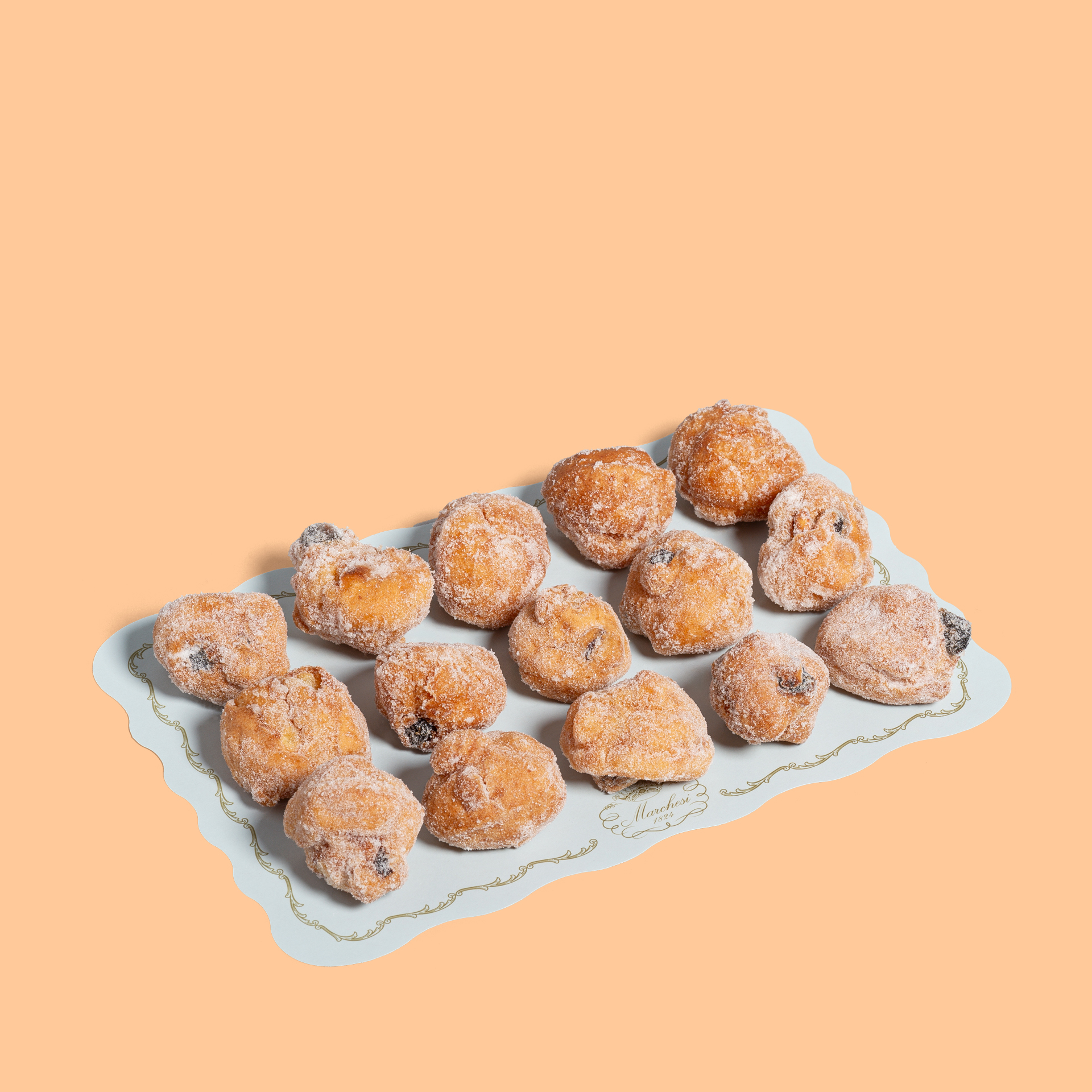 Small tray of raisin and pine nut tortelli