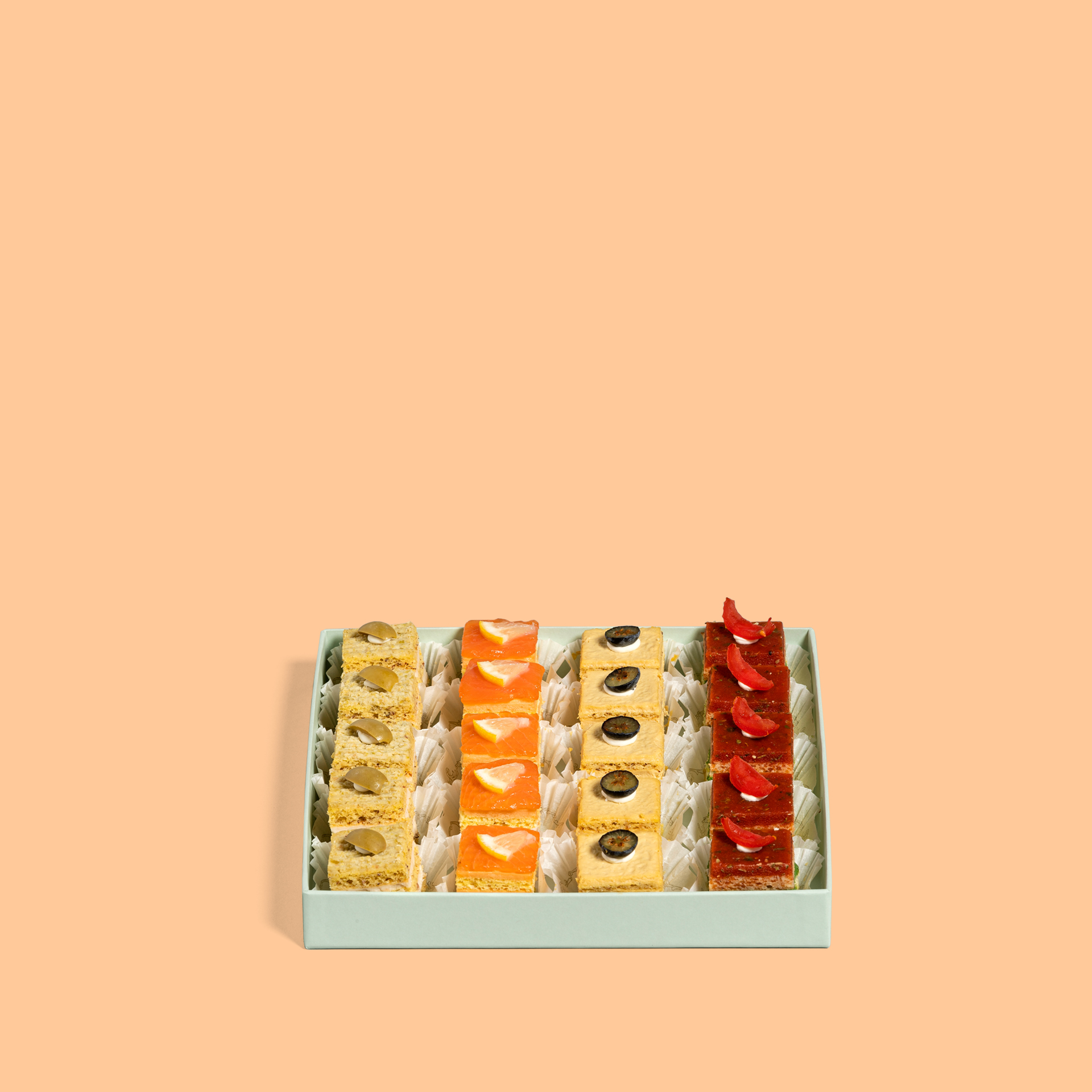 Aperitif-Box mit Würfeln