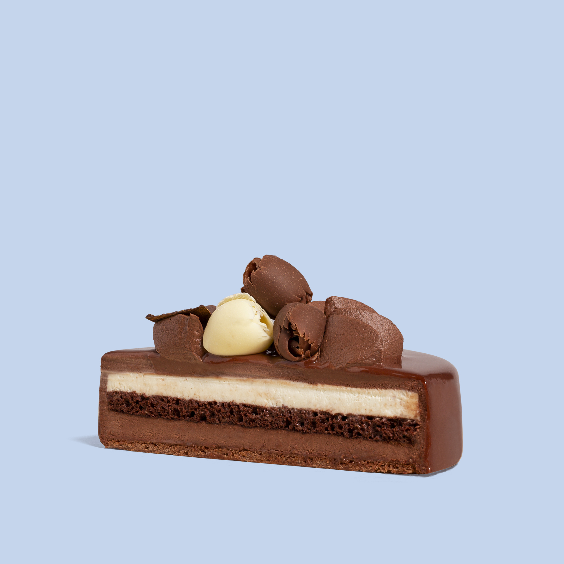 Gâteau aux trois chocolats