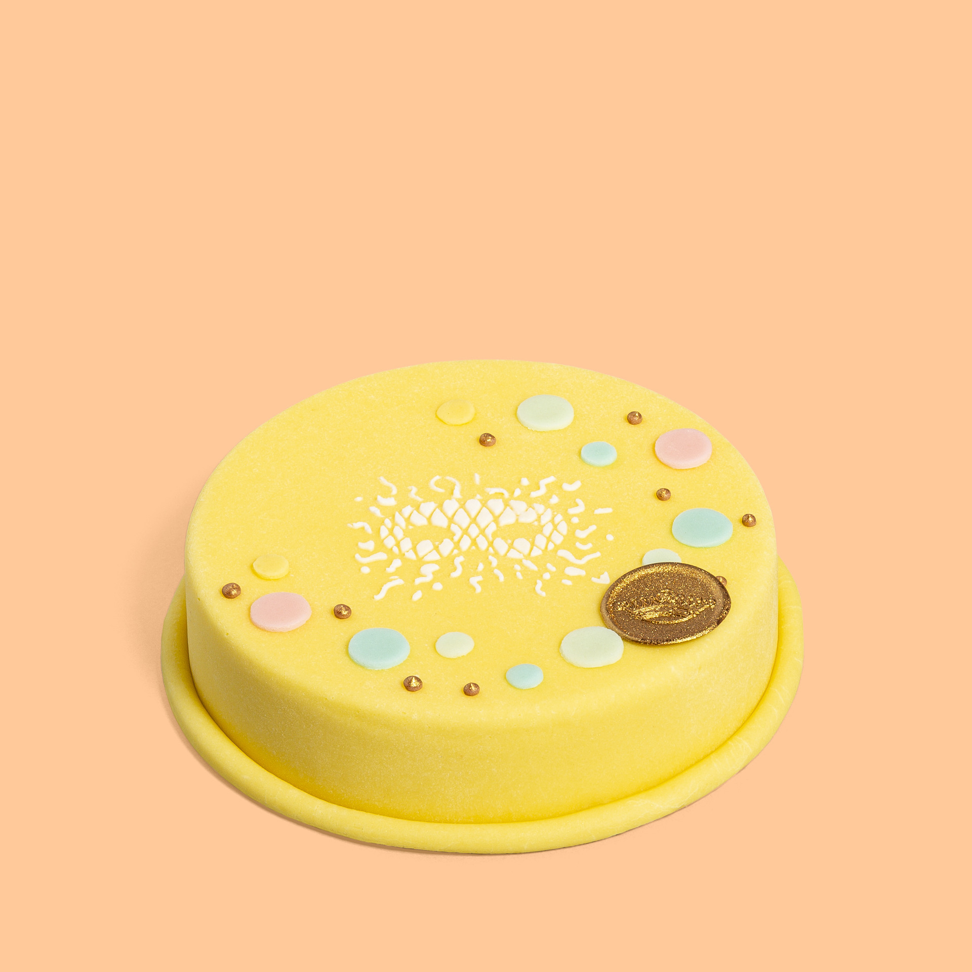 Gelber Marzipankuchen