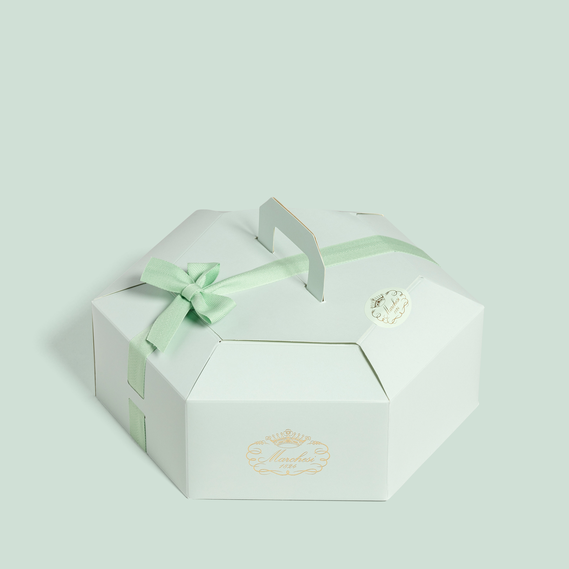 Torta pasta di mandorle azzurra